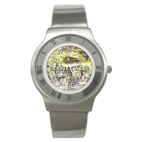 Tech Image Stainless Steel Watch from ArtsNow.com Front