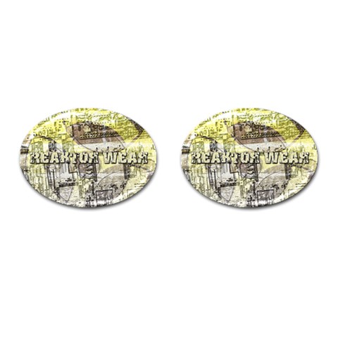 Tech Image Cufflinks (Oval) from ArtsNow.com Front(Pair)