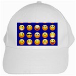 dark blue Emoji White Cap