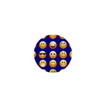 dark blue Emoji 1  Mini Button