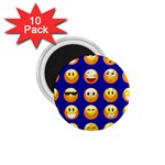 dark blue Emoji 1.75  Magnet (10 pack) 