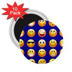 dark blue Emoji 2.25  Magnet (10 pack)