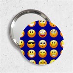 dark blue Emoji 2.25  Handbag Mirror