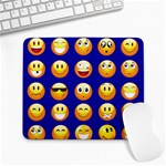 dark blue Emoji Large Mousepad