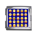 dark blue Emoji Mega Link Italian Charm (18mm)