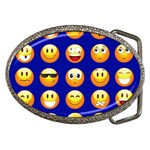 dark blue Emoji Belt Buckle