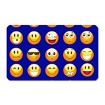 dark blue Emoji Magnet (Rectangular)