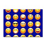 dark blue Emoji Sticker A4 (10 pack)