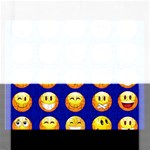 dark blue Emoji Jigsaw Puzzle (Rectangular)