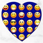 dark blue Emoji Jigsaw Puzzle (Heart)