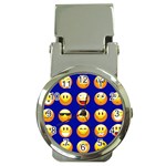 dark blue Emoji Money Clip Watch