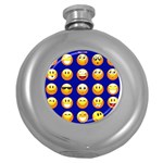 dark blue Emoji Hip Flask (5 oz)