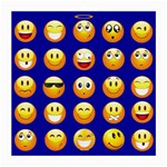 dark blue Emoji Medium Glasses Cloth (2 Sides)