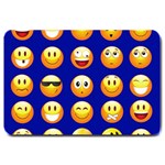 dark blue Emoji Large Doormat