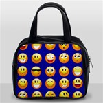 dark blue Emoji Classic Handbag (Two Sides)