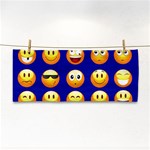 dark blue Emoji Hand Towel