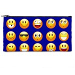 dark blue Emoji Pencil Case