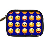 dark blue Emoji Digital Camera Leather Case