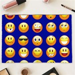 dark blue Emoji Cosmetic Bag (XXL)