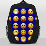 dark blue Emoji Backpack Bag