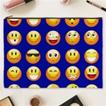 dark blue Emoji Cosmetic Bag (XXXL)