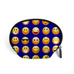 dark blue Emoji Accessory Pouch (Small)