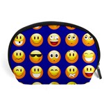 dark blue Emoji Accessory Pouch (Large)