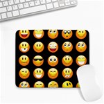 black Emojis Small Mousepad