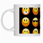 black Emojis White Mug