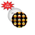 black Emojis 1.75  Button (10 pack) 