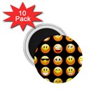 black Emojis 1.75  Magnet (10 pack) 