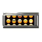 black Emojis Superlink Italian Charm (9mm)