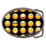 black Emojis Belt Buckle