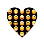 black Emojis Magnet (Heart)