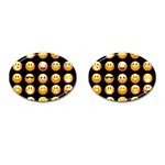 black Emojis Cufflinks (Oval)