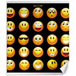 black Emojis Canvas 20  x 24 