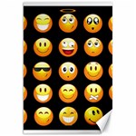 black Emojis Canvas 20  x 30 