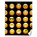 black Emojis Canvas 36  x 48 