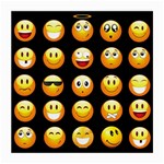 black Emojis Medium Glasses Cloth