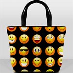 black Emojis Bucket Bag