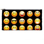 black Emojis Pencil Case