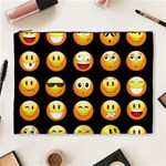 black Emojis Cosmetic Bag (XL)