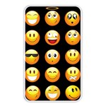 black Emojis Memory Card Reader (Rectangular)