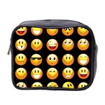 black Emojis Mini Toiletries Bag (Two Sides)