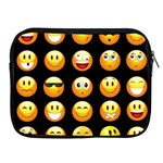 black Emojis Apple iPad 2/3/4 Zipper Case