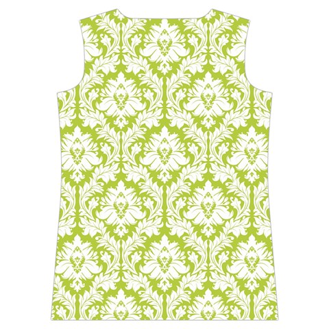 Spring Green Damask Pattern Women s Basketball Tank Top from ArtsNow.com Back