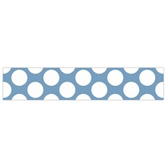 Blue Polkadot Flano Scarf (Small) from ArtsNow.com Front