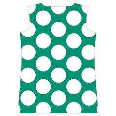 Emerald Green Polkadot Women s Basketball Tank Top from ArtsNow.com Back