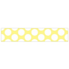 Yellow Polkadot Flano Scarf (Small) from ArtsNow.com Front