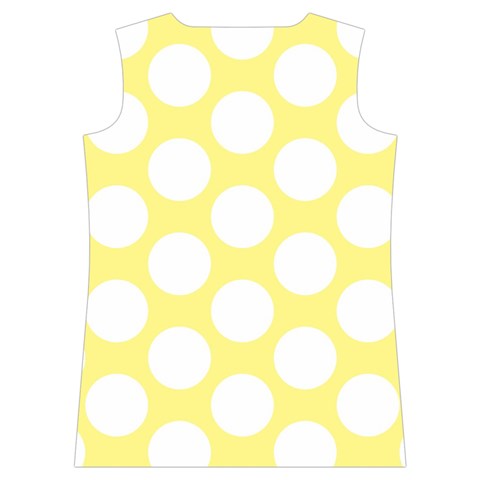 Yellow Polkadot Women s Basketball Tank Top from ArtsNow.com Back